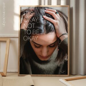 It’s okay not to be okay! Mental Health artwork from educare.design