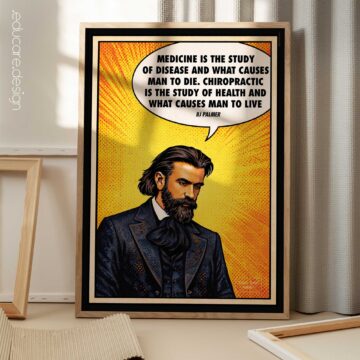 Medicine is the study of disease and what causes man to die. Chiropractic is the study of health and what causes man to live.