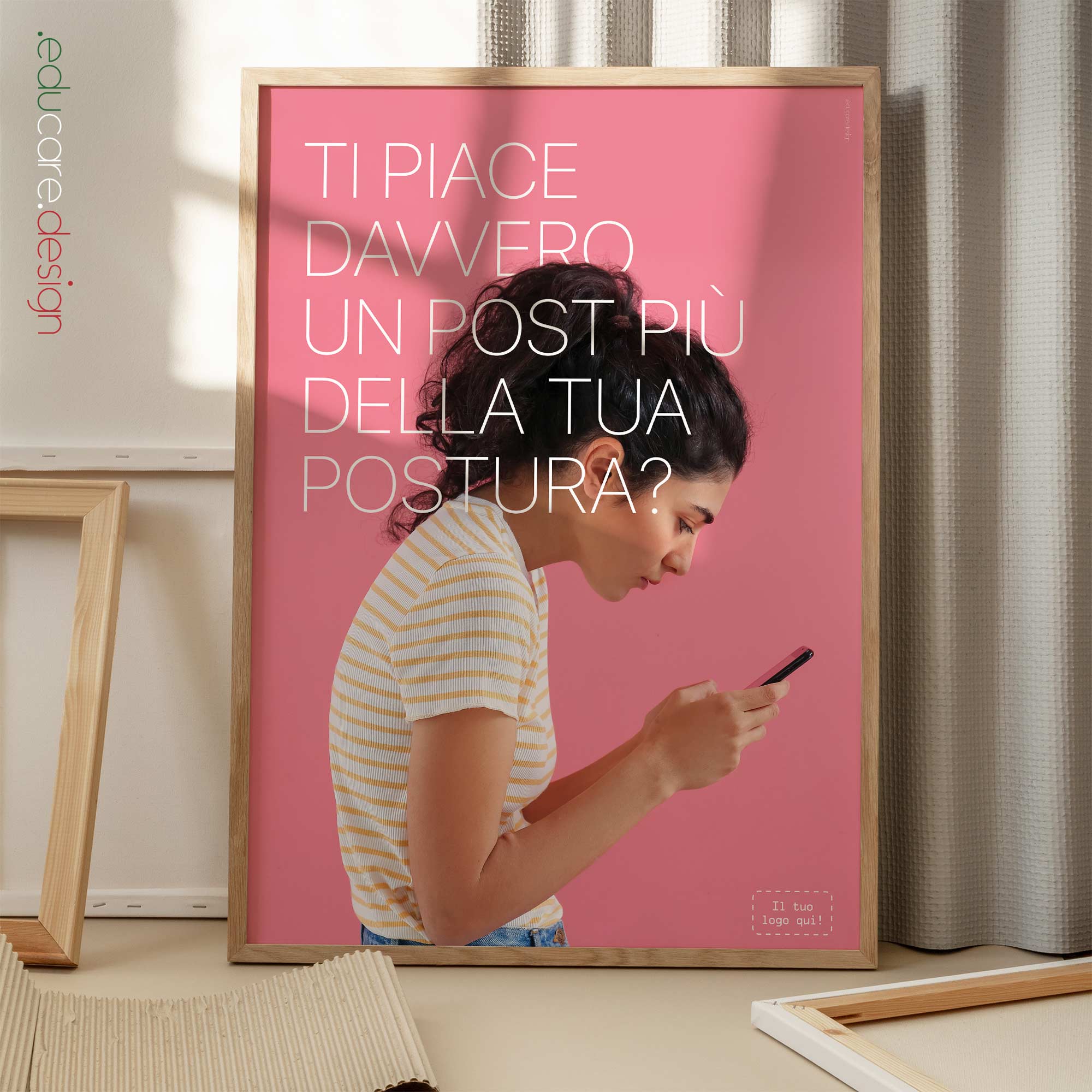 Phone posture artwork from www.educare.design