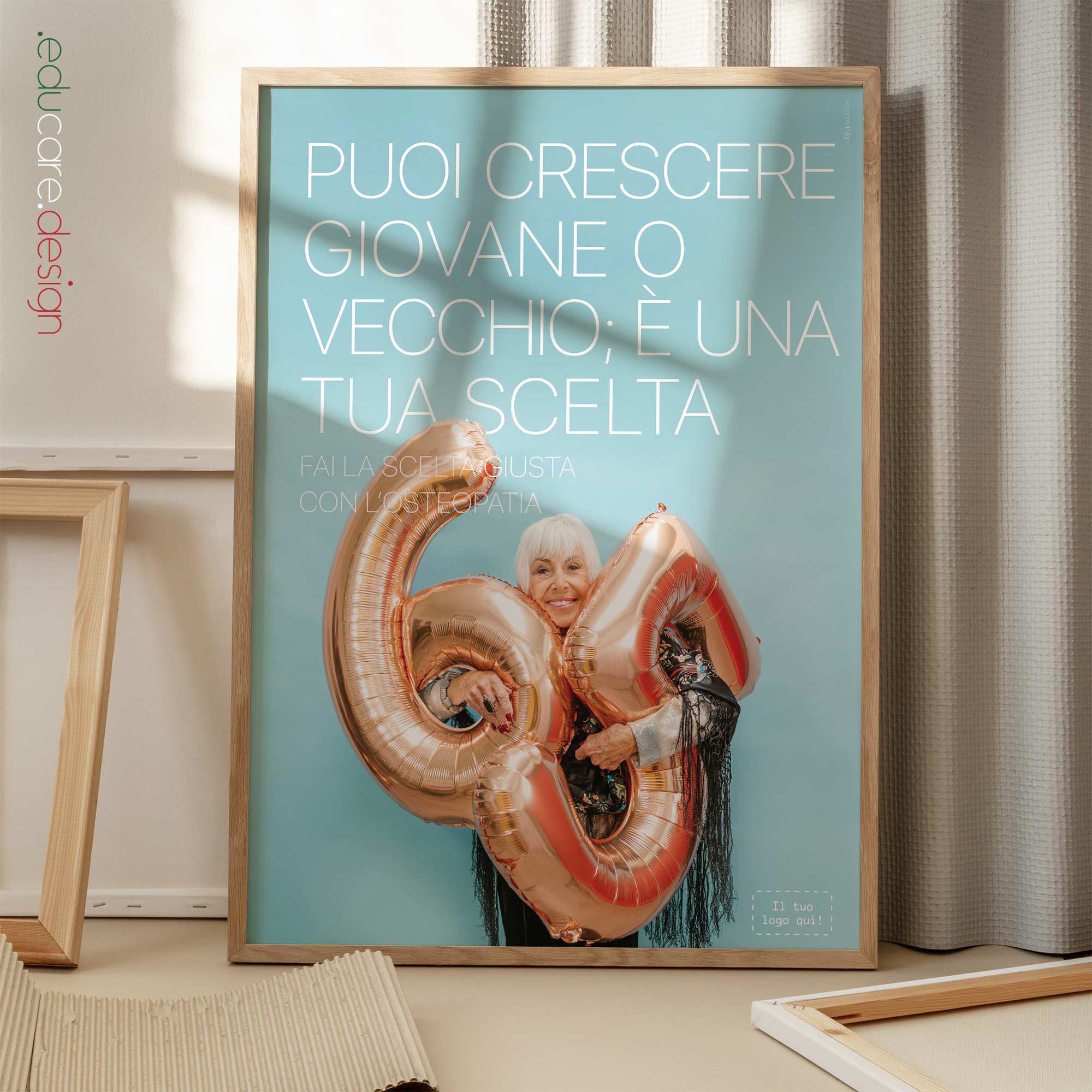 Right Choice with Osteopathy. Osteopathic artwork from www.educare.design