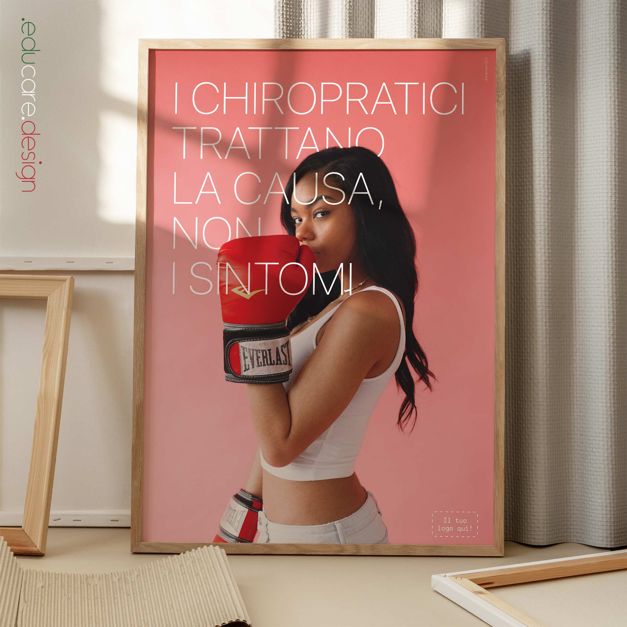 Chiropractors treat the cause! Chiropractic artwork from www.educare.design