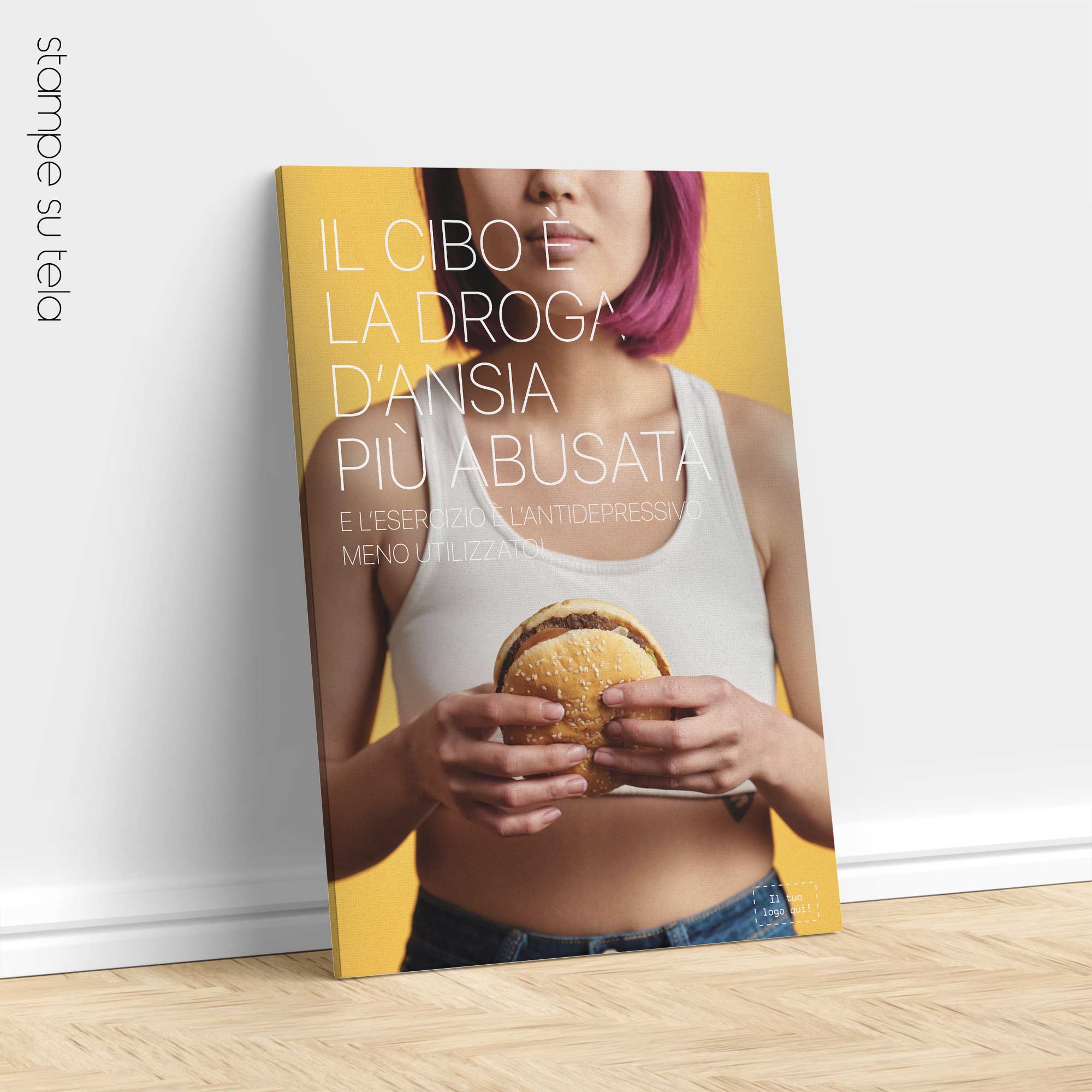 Food vs. Exercise. Healthcare artwork from www.educare.design