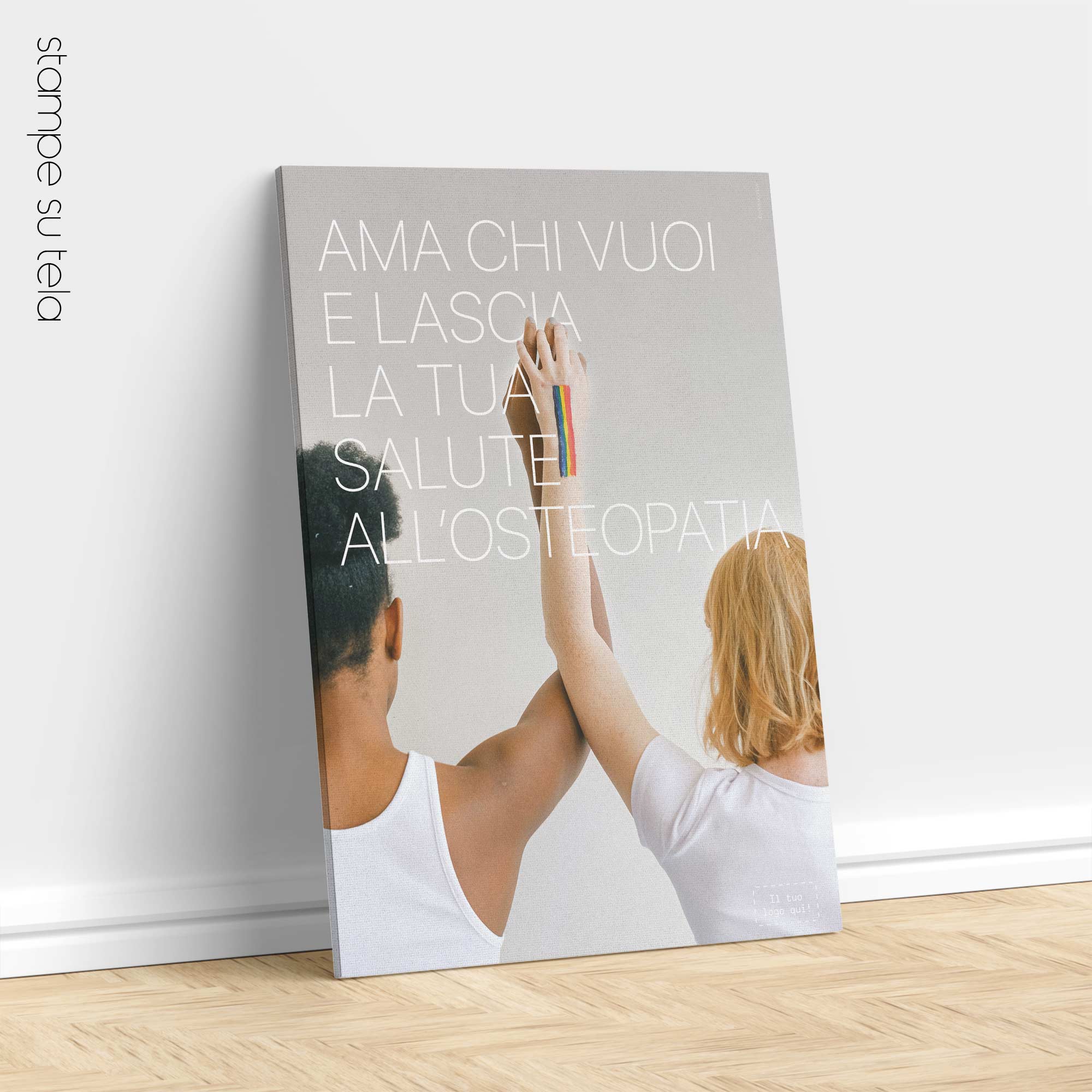 Love and Osteopathy. Healthcare poster from educare.design