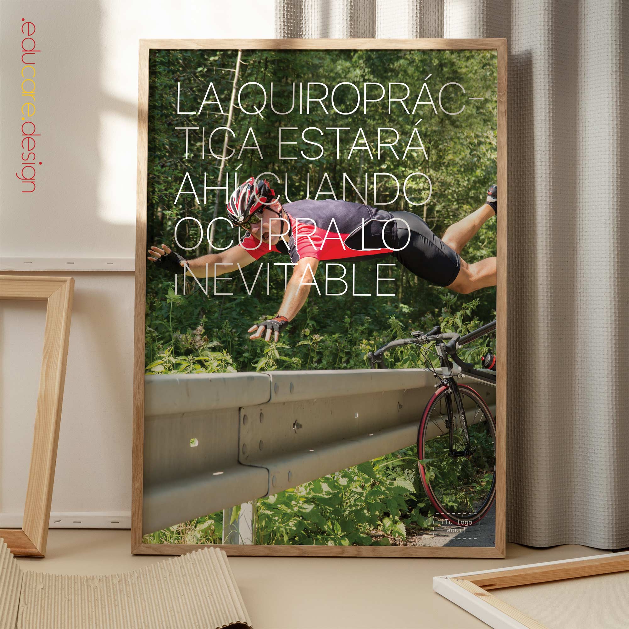 Inevitable. Chiropractic poster from www.educare.design