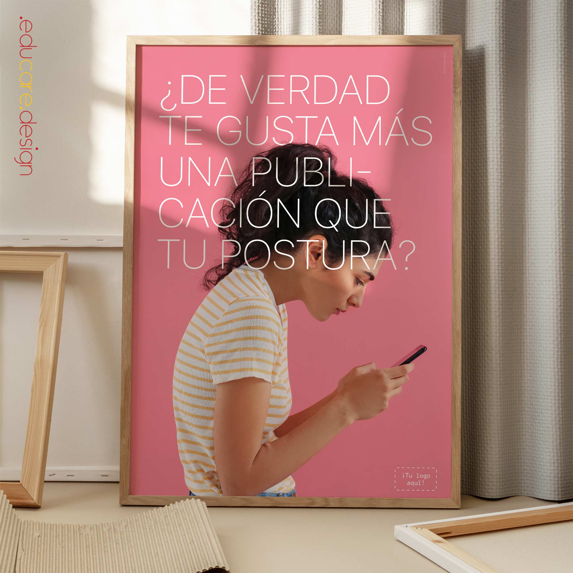 Phone posture artwork from www.educare.design