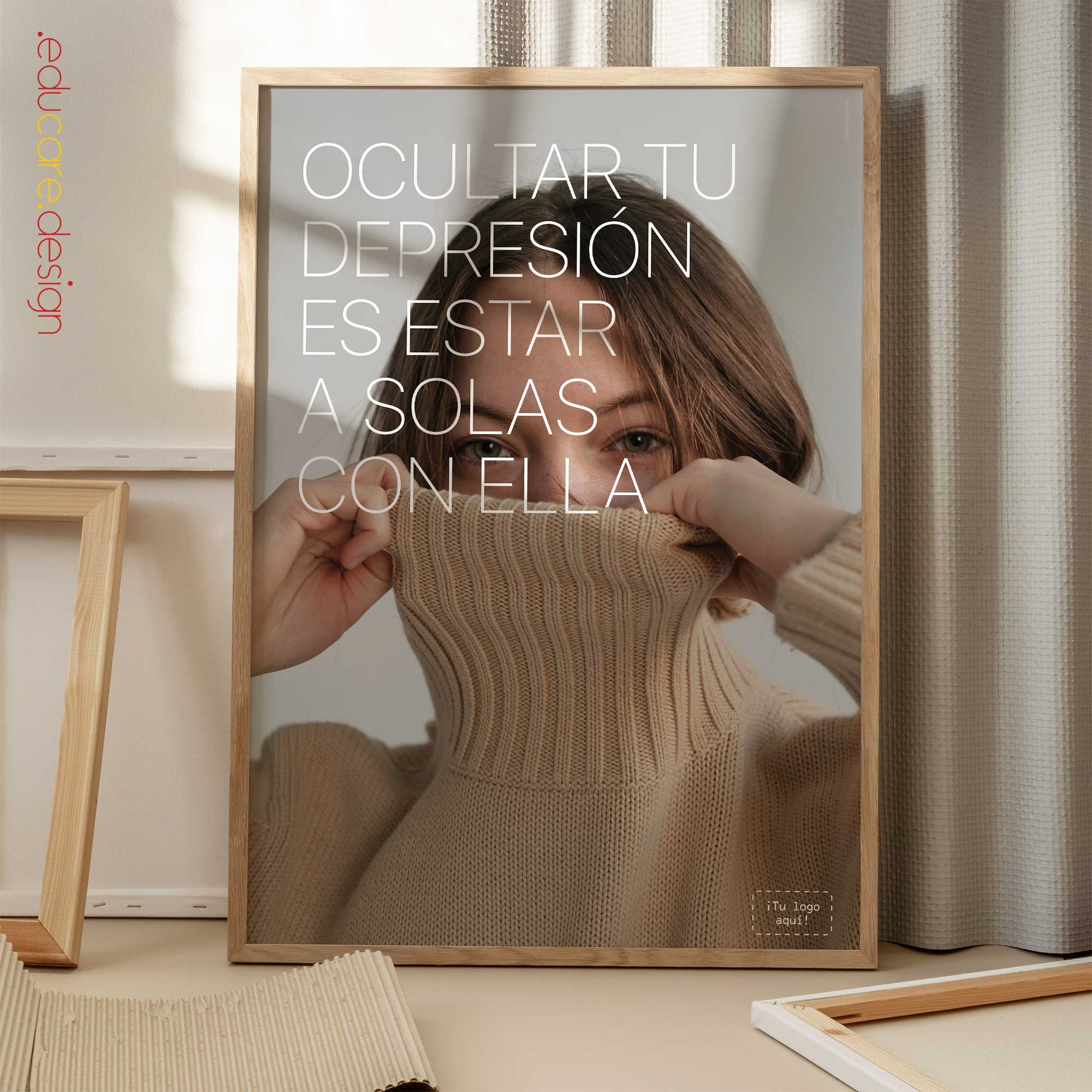 Ocultar la depresión es estar a solas con ella.