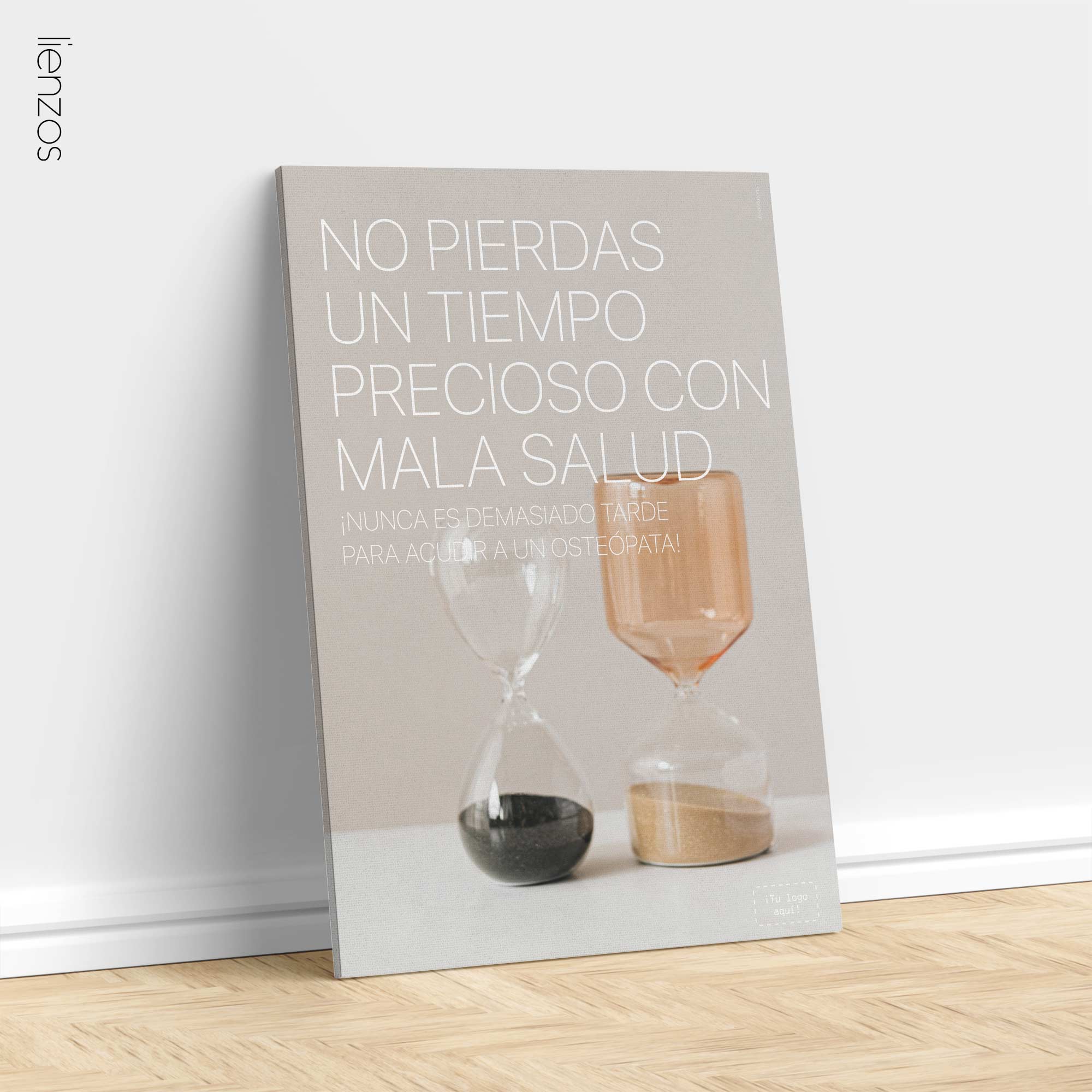 Don't Waste Precious Time! Osteopathic poster from educare.design