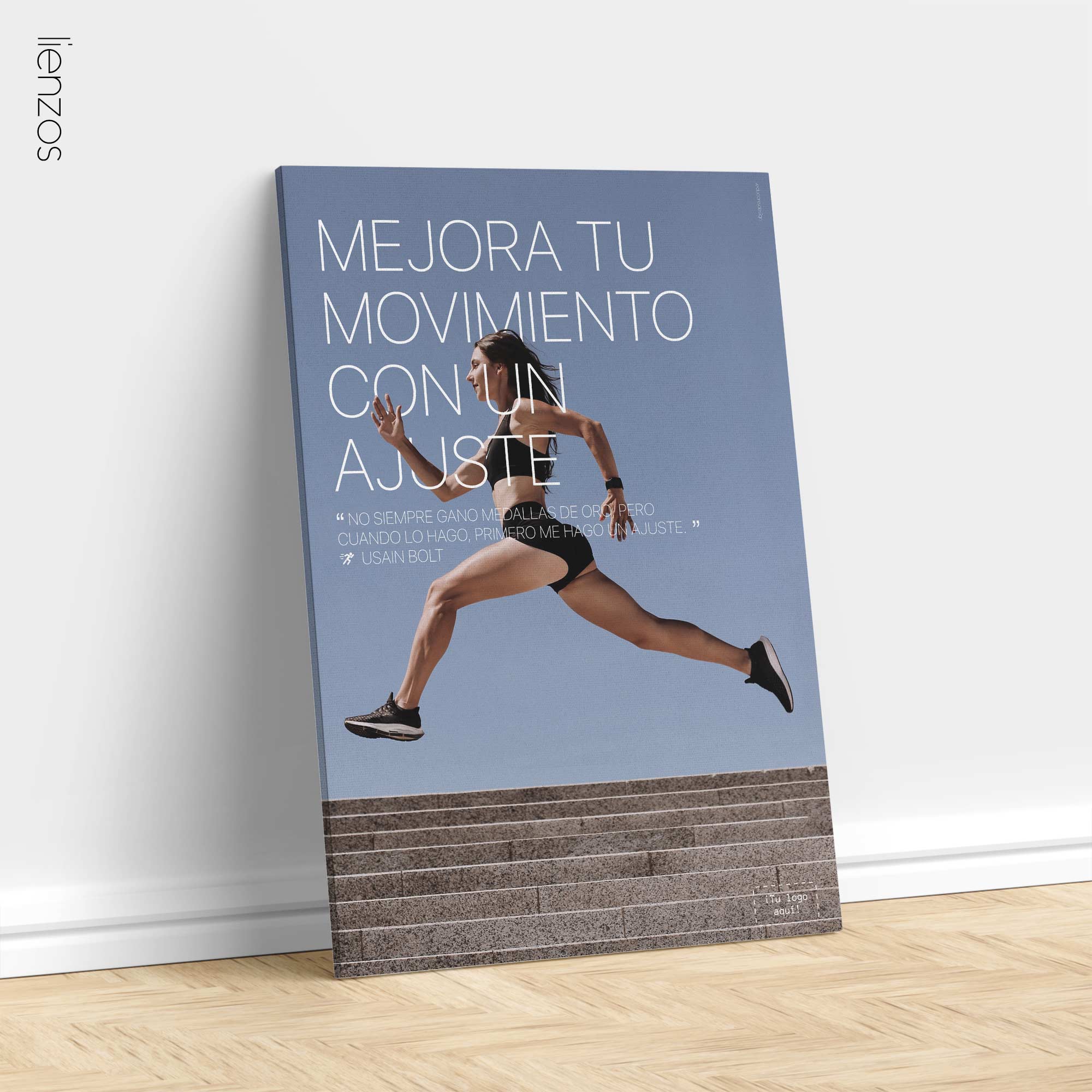 Running & Chiropractic. Sports poster from educare.design