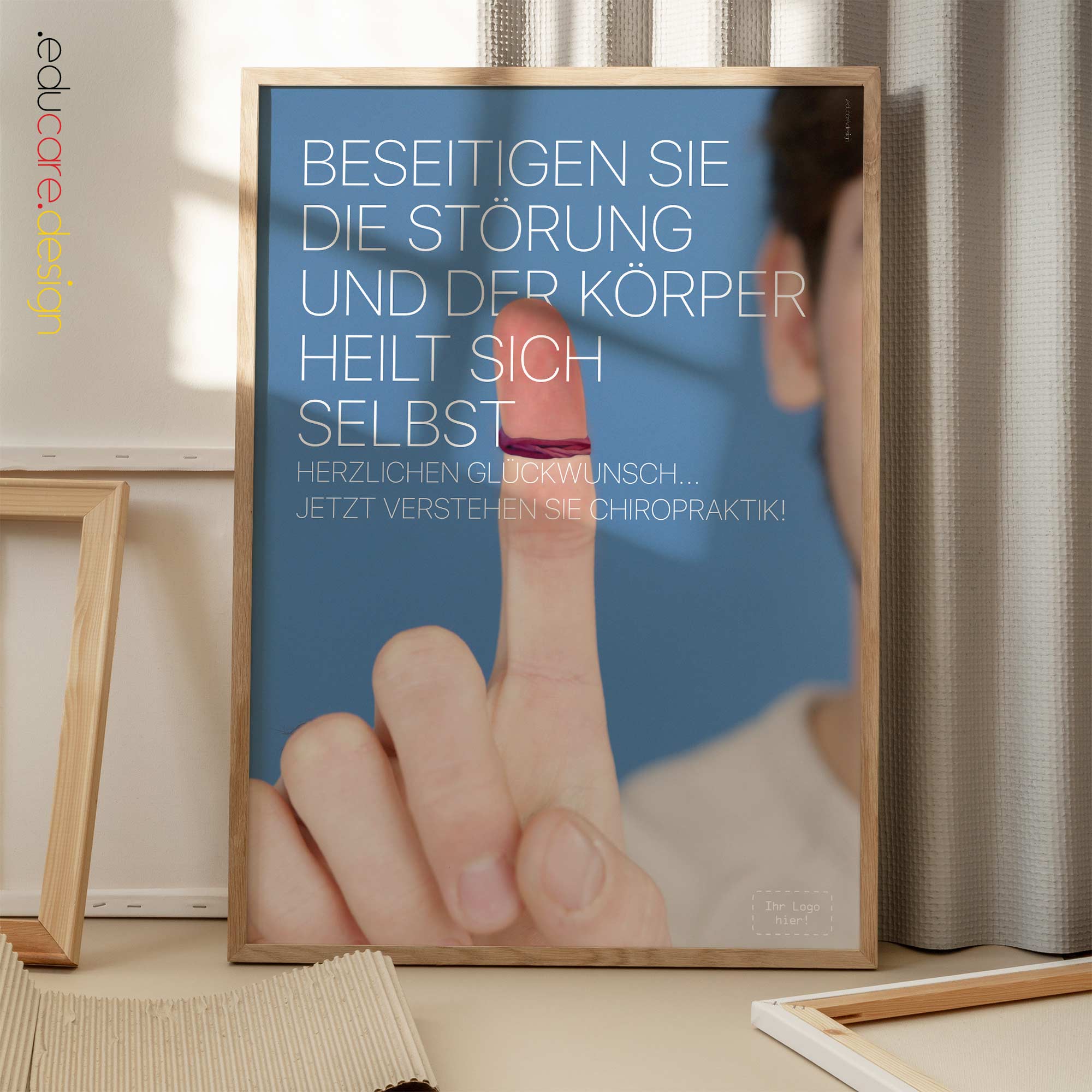 Cause and Effect. Chiropractic poster from www.educare.design