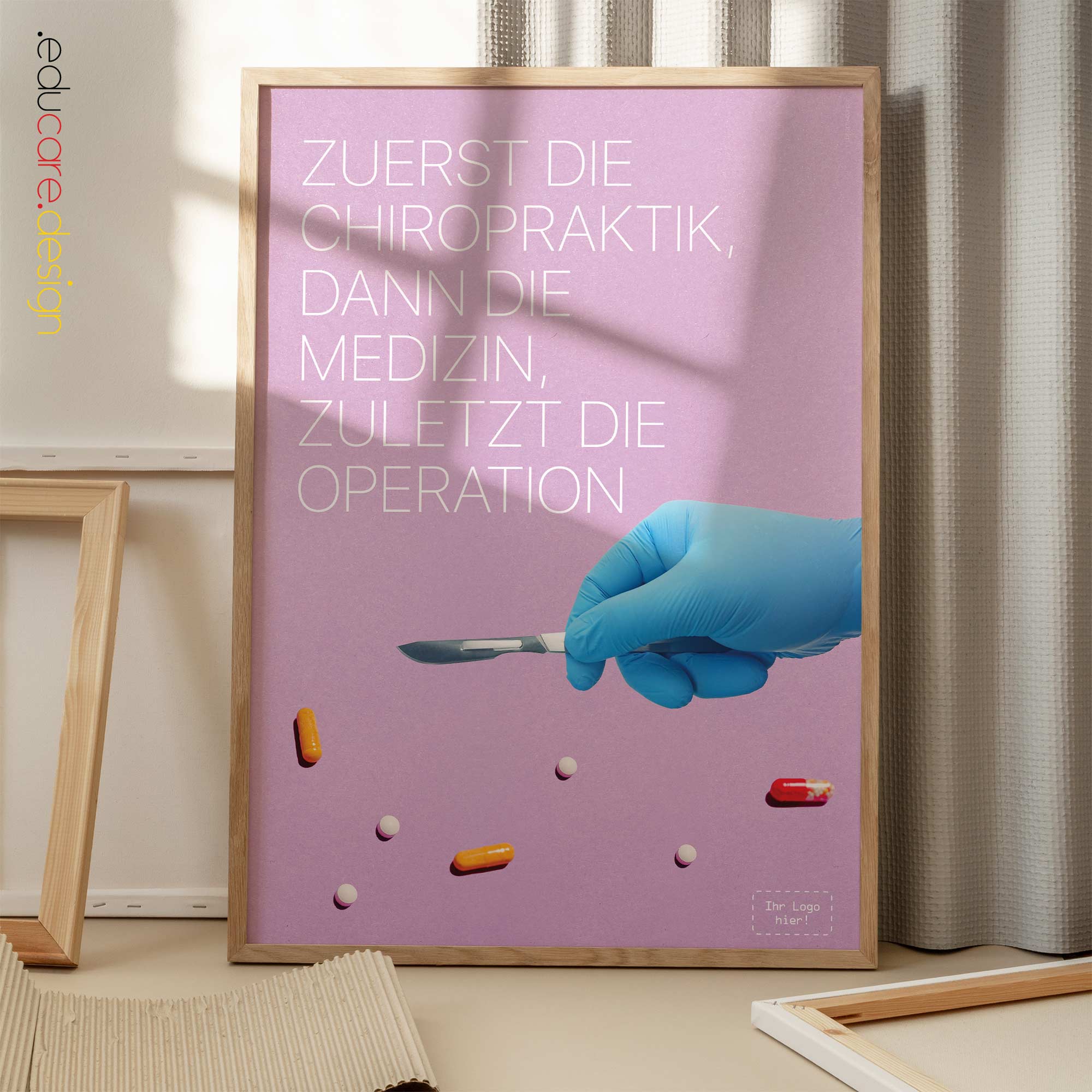 Chiropractic first! Chiropractic artwork from www.educare.design