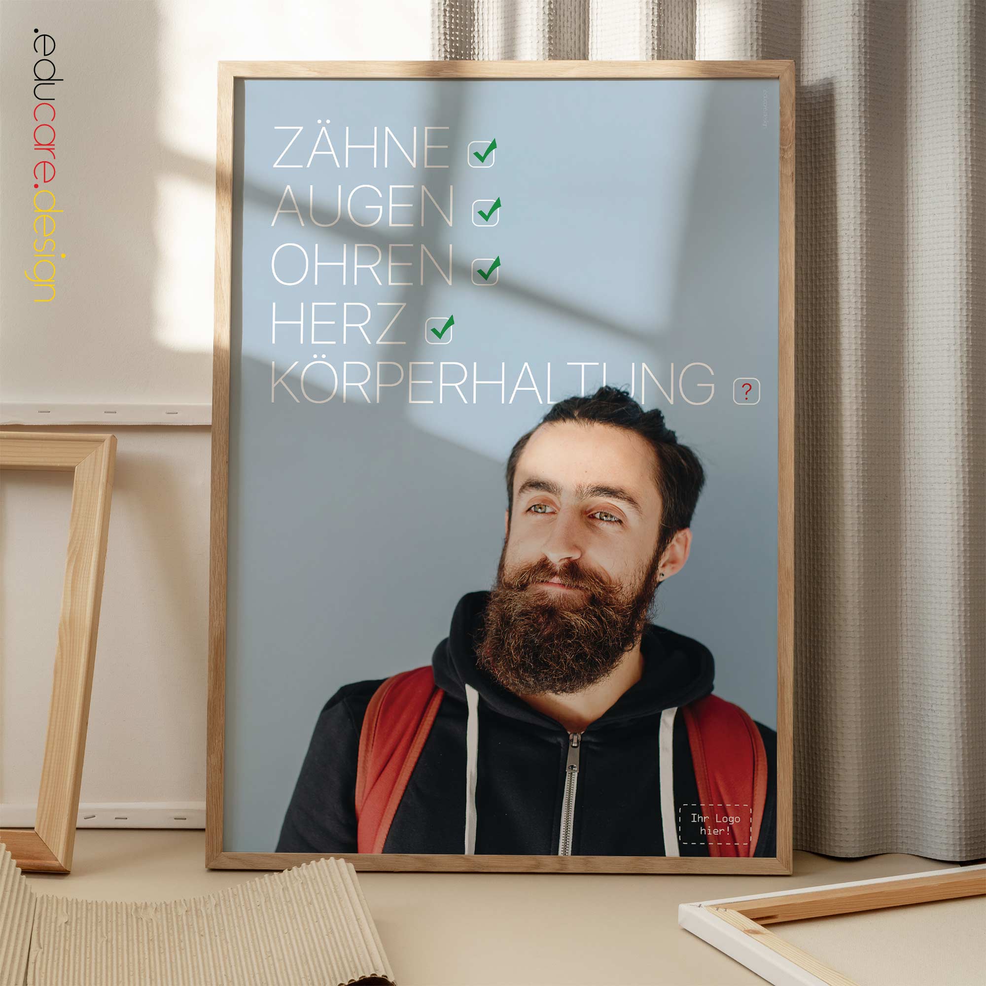 What about posture? Chiropractic artwork from www.educare.design