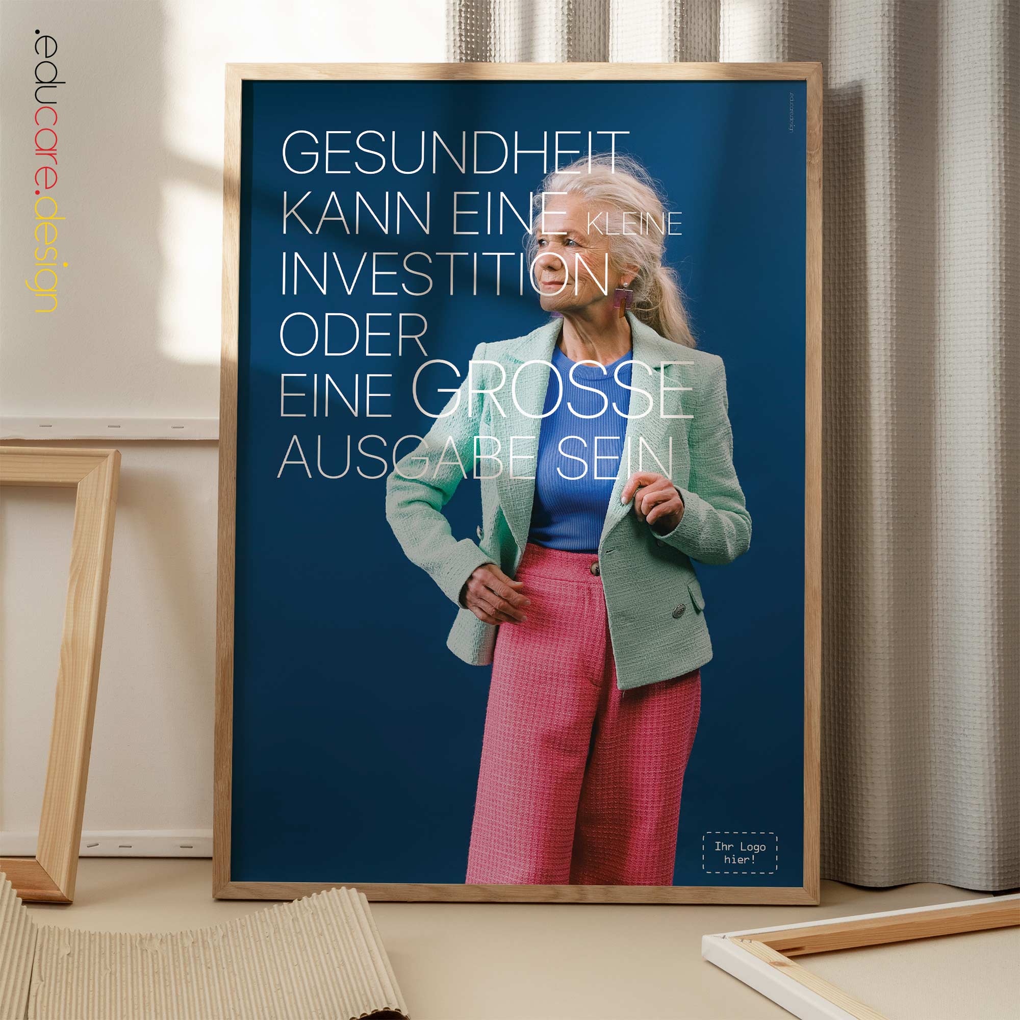 Invest in health. Poster from www.educare.design