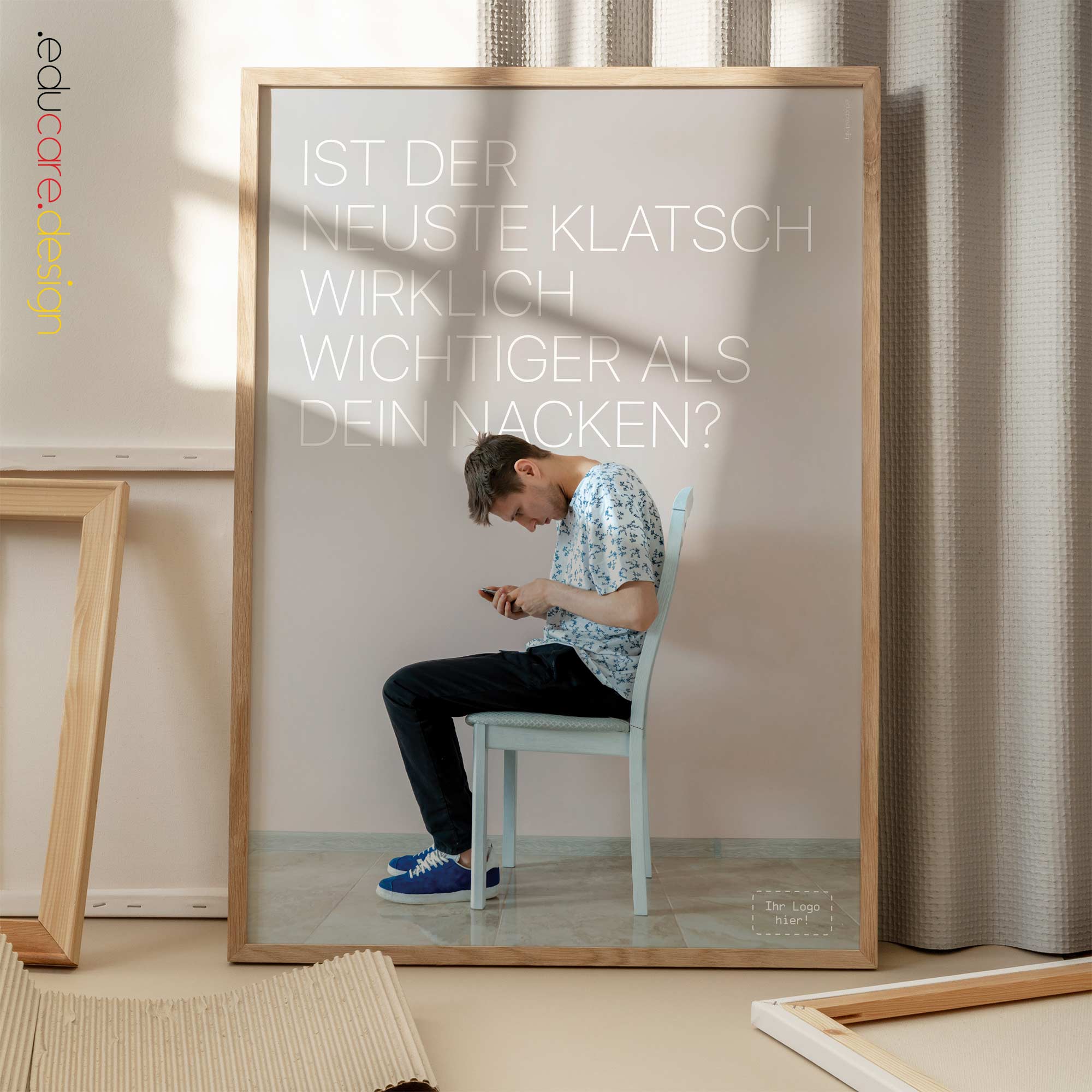 Online Neck. Posture artwork from www.educare.design