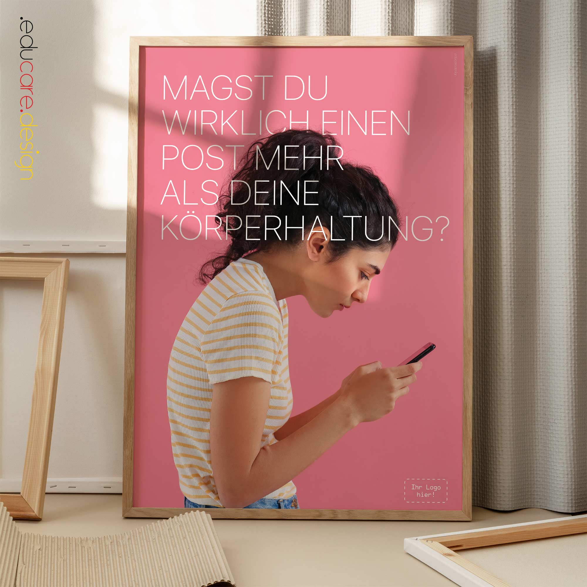Phone posture artwork from www.educare.design