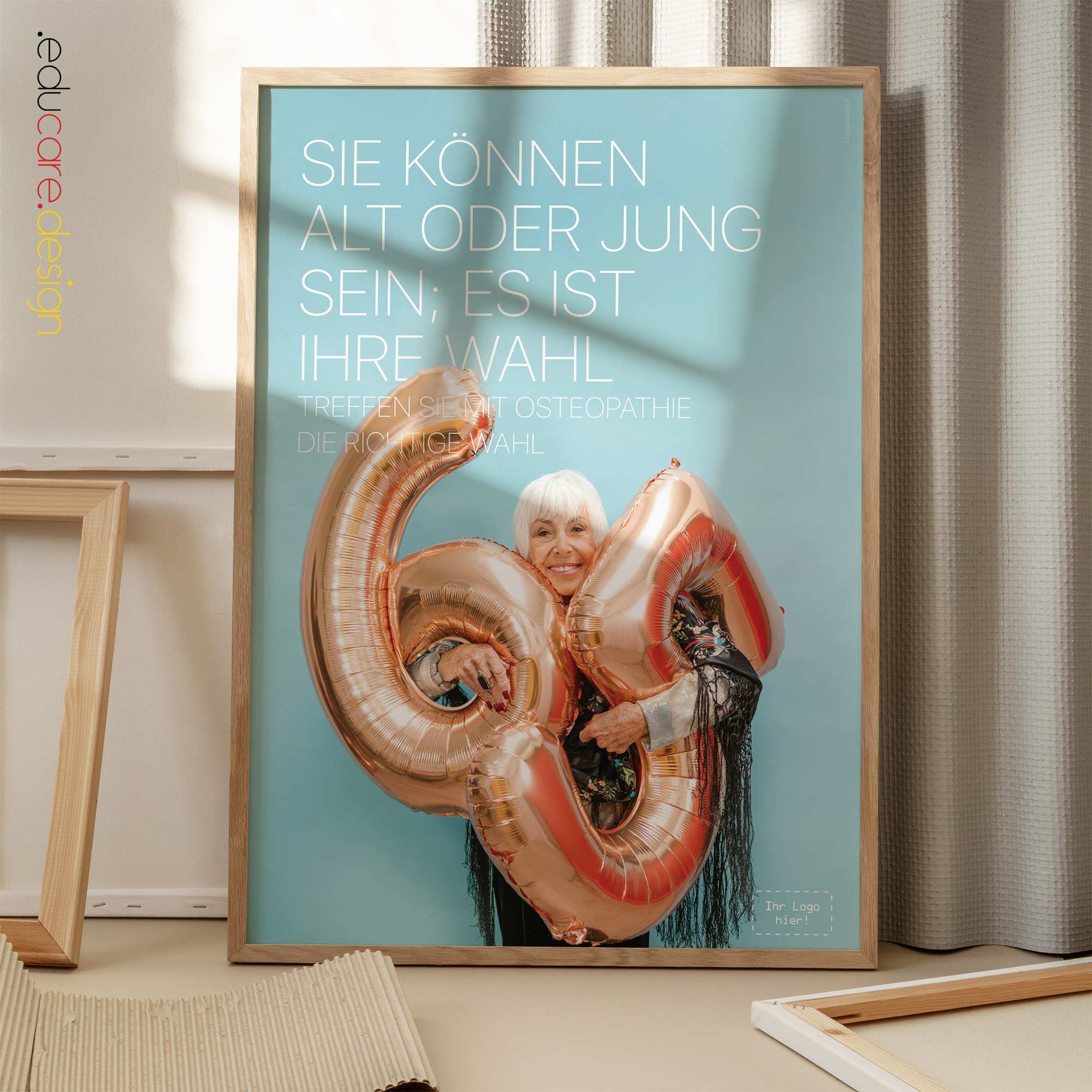 Right Choice with Osteopathy. Osteopathic artwork from www.educare.design