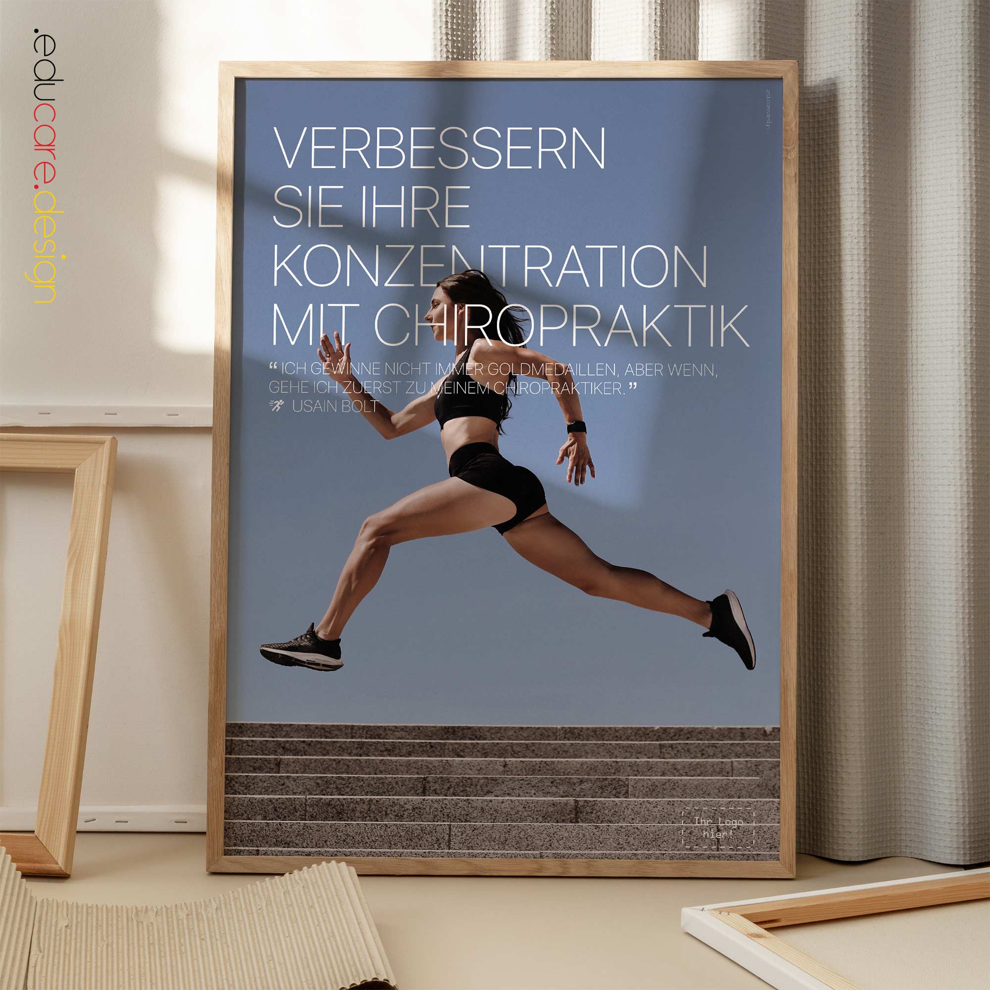 Running and Chiropractic. Chiropractic. Chiropractic artwork from www.educare.design