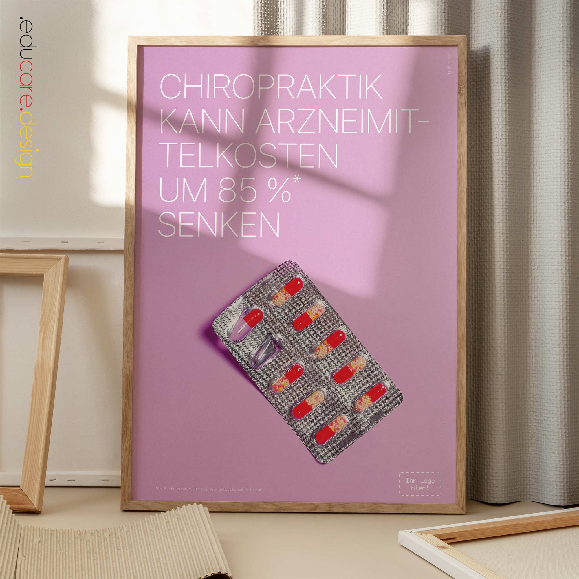 Chiropraktik-Poster von educare.design