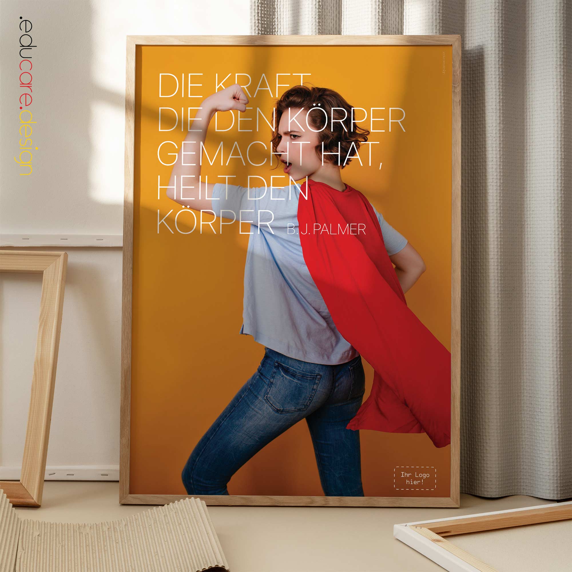Superpower! Chiropractic artwork from www.educare.design