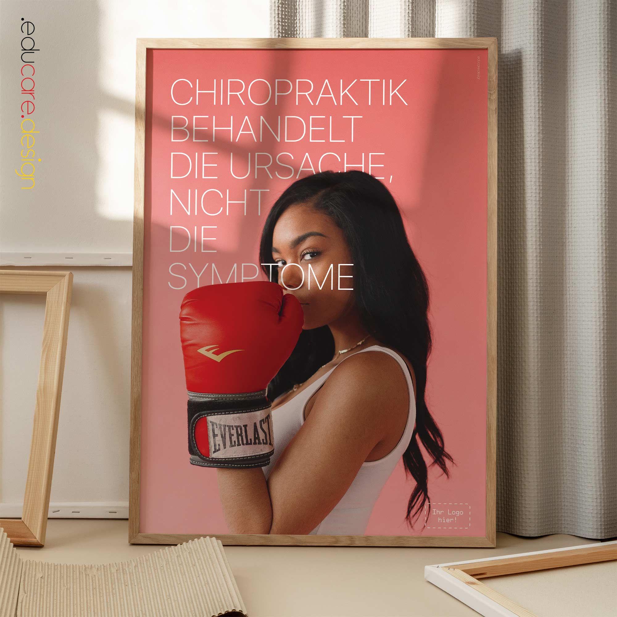 Chiropractors treat the cause! Chiropractic artwork from www.educare.design