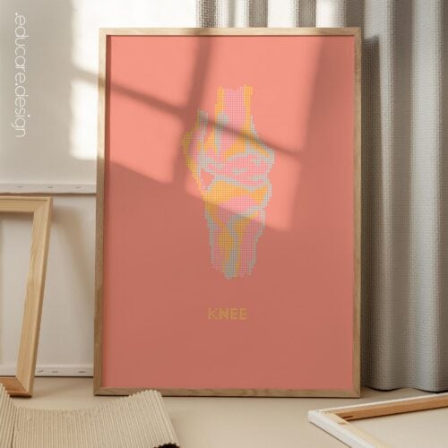 Ginocchio Pop Art per uffici medici