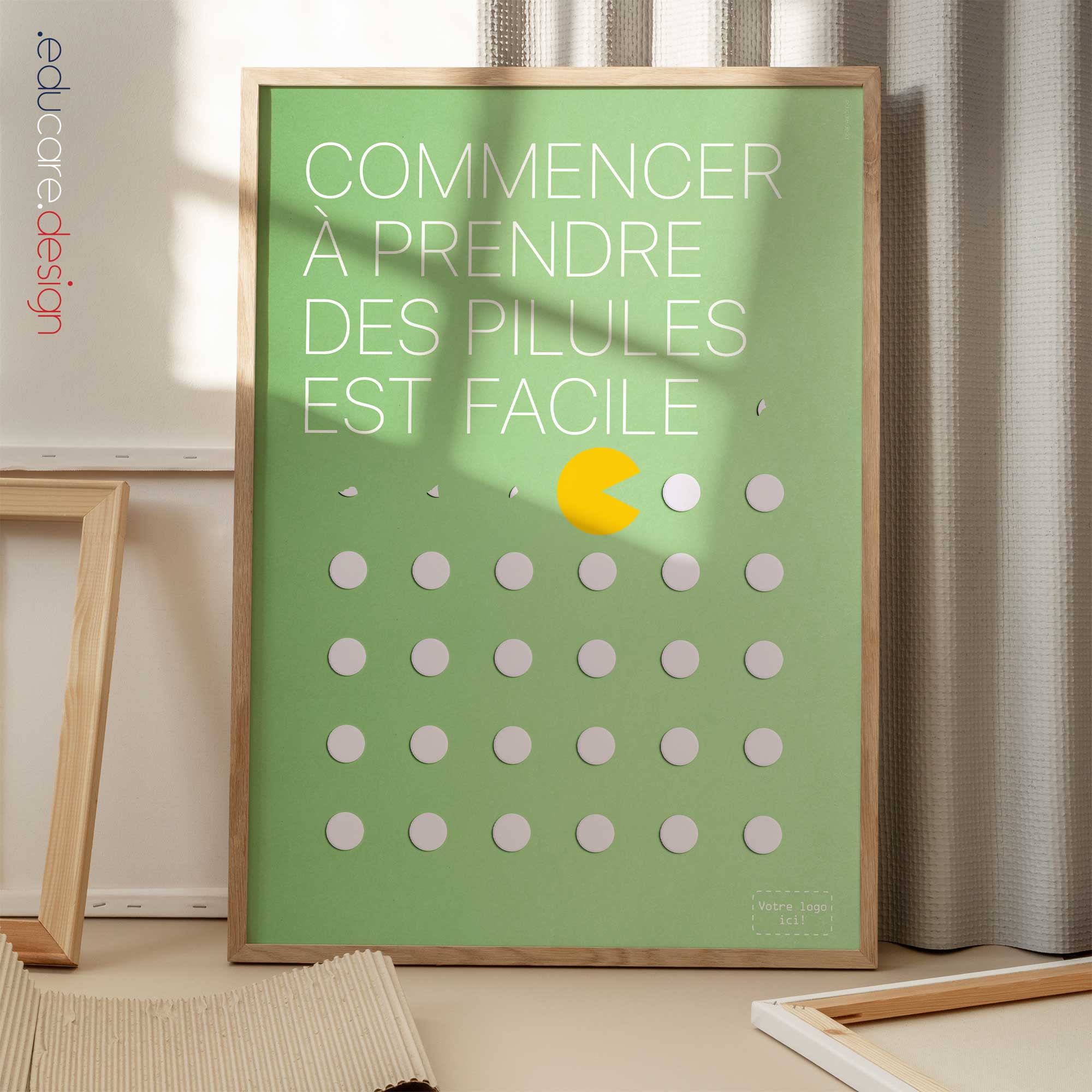 Pac-Man. Educational healthcare design from www.educare.design