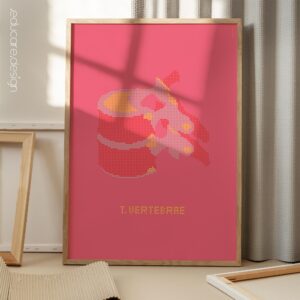 Thoracic Vertebrae Pop Art