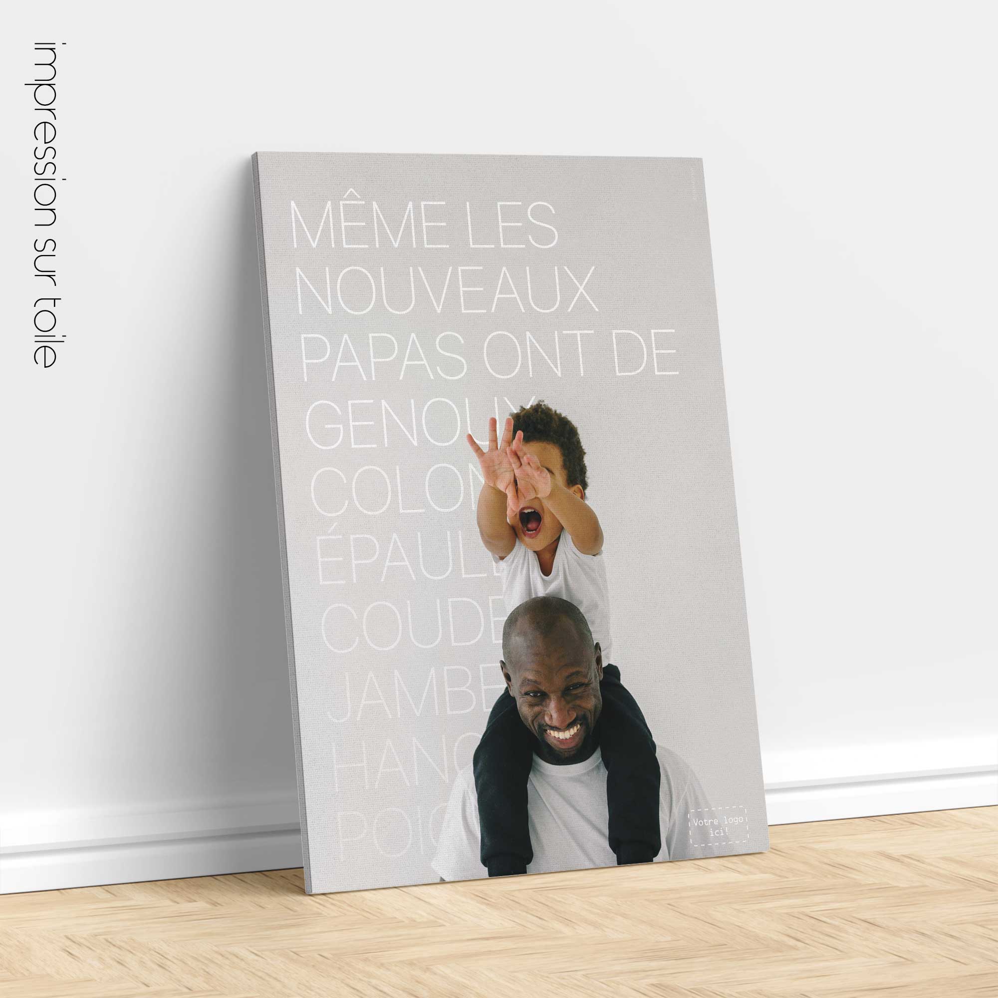 Even New Dads. Better health poster from www.educare.design