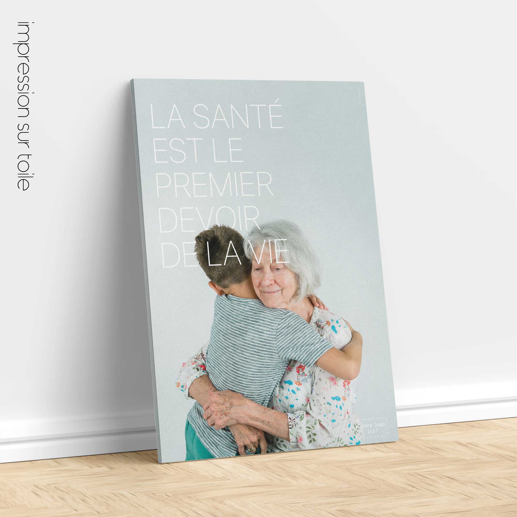 La santé est le premier devoir de la vie. Affiche de www.educare.design