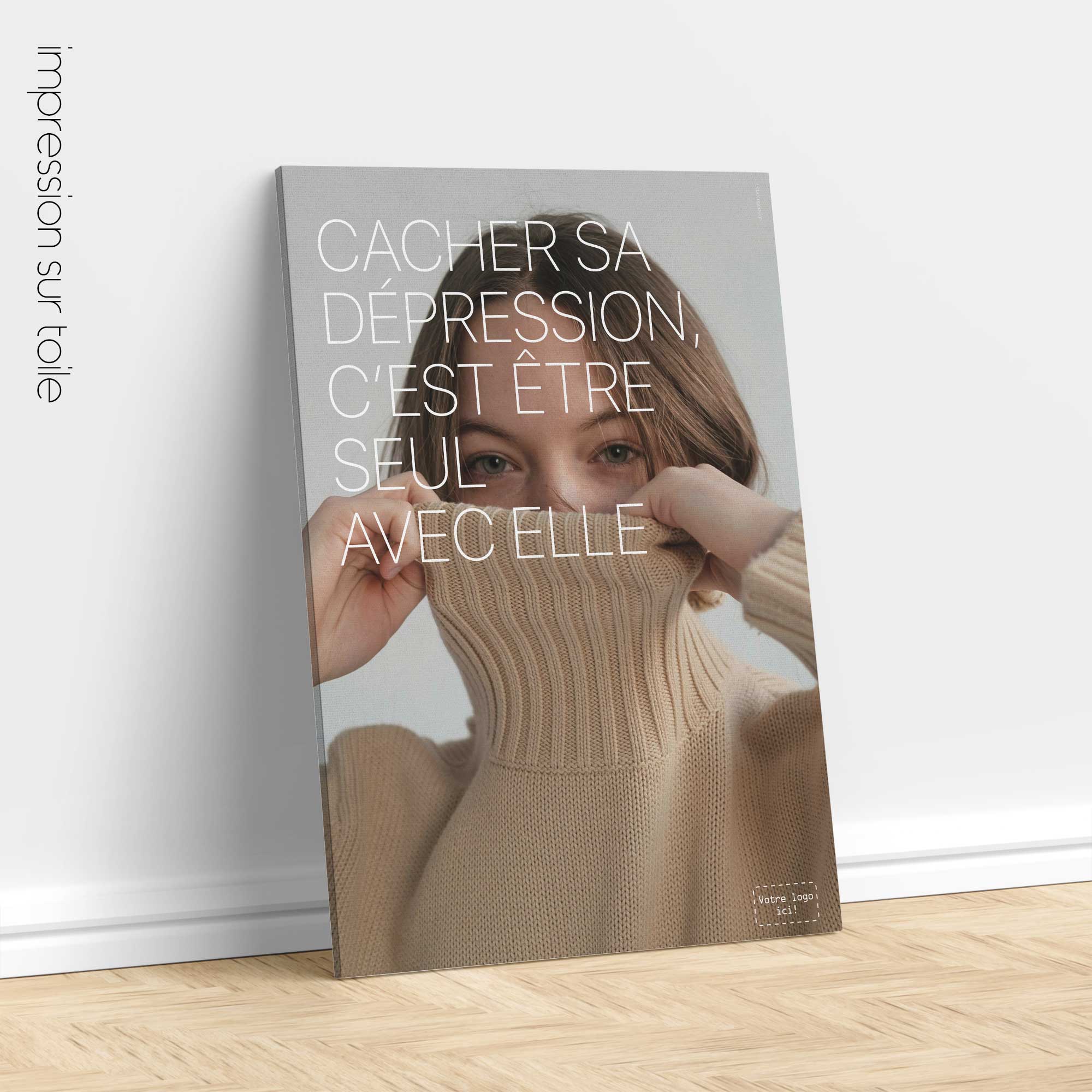 Cacher sa dépression, c’est être seul avec elle.