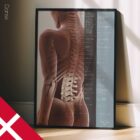 Spinale Subluksationseffekter anatomidiagram til klinikker