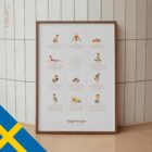Övningar för Lyggen anatomidiagram för kliniker