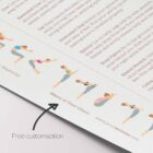 Back Exercises Card anatomy chart for clinics