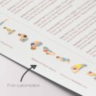 Back Exercises Card anatomy chart for clinics