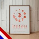 Stadia van de Foetale Ontwikkeling anatomisch diagram voor praktijken en klinieken