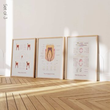 Dental Care Poster Set
