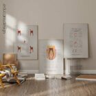 Dental Care Set anatomy chart for clinics