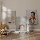 Set of osteopathy posters