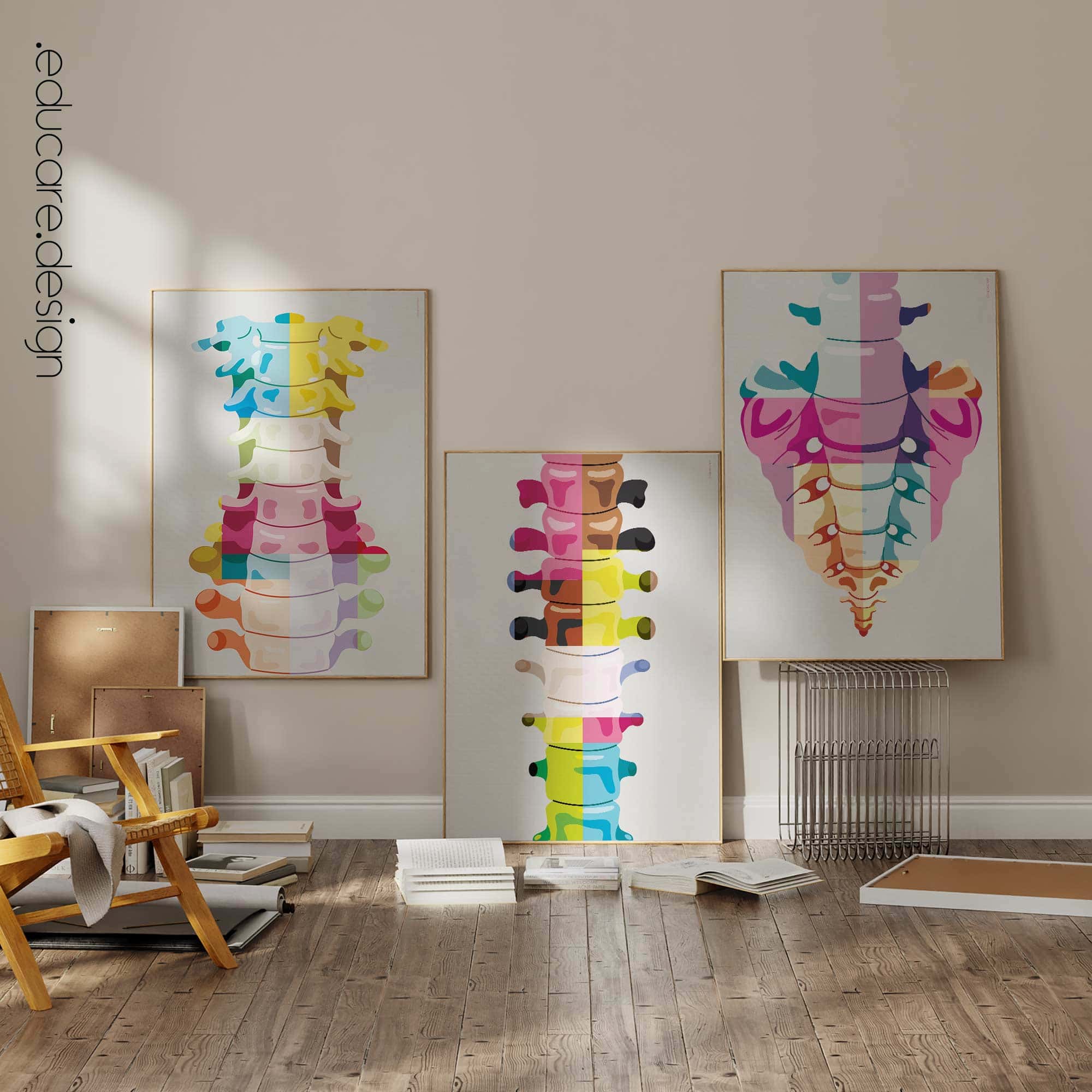 Set of PopArt Vertical Column