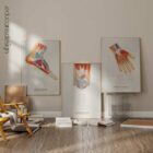 Foot, Knee and Hand Anatomy Set anatomy chart for clinics