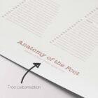 Foot, Knee and Hand Anatomy Set anatomy chart for clinics