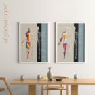 Spinal Nerves Set anatomy chart for clinics