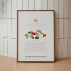 Zwei Wege zur Schmerzlinderung Anatomie-Chart für Praxen und Kliniken