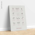 Pilates Exercises anatomy chart for clinics