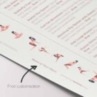 Prenatal Exercises Card anatomy chart for clinics