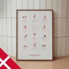Prænatale Øvelser anatomidiagram til klinikker