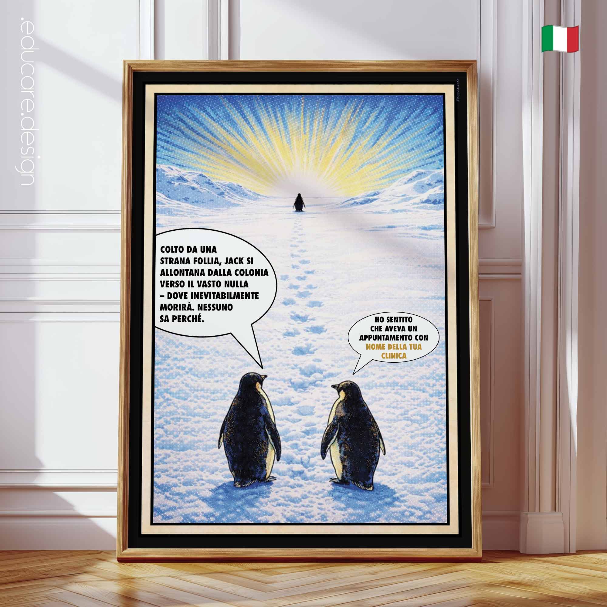 The Nihilist Penguin – Customise with your clinic's name!