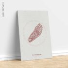 Reflexology Sole anatomy chart for clinics