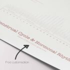 Menstrual Cycle and Hormonal Rhythm anatomy chart for clinics