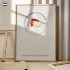 Menstruatiecyclus & Hormonaal Ritme anatomisch diagram voor praktijken en klinieken